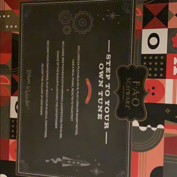 FAO Schwarz Giant Dance Mat Piano